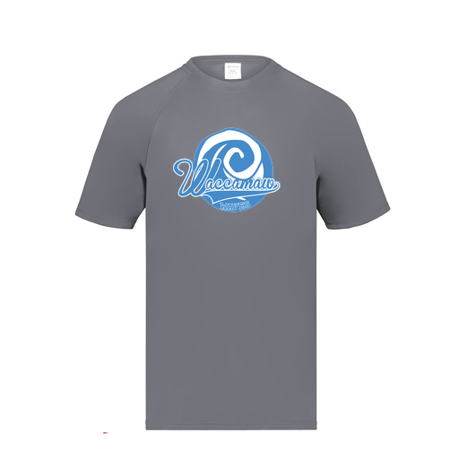 [2790.059.S-LOGO1] Men's Smooth Sport T-Shirt (Adult S, Gray, Logo 1)