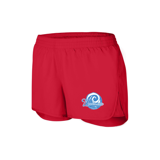 [2430.040.XS-LOGO1] Women's Performance Shorts (Female Adult XS, Red, Logo 1)