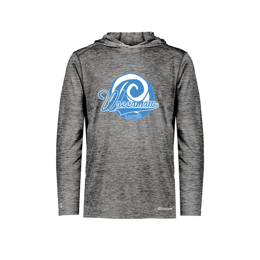 [FOLHCGBK-AS-LOGO1] Men's Charge Hoodie (Adult S, Black, Logo 1)
