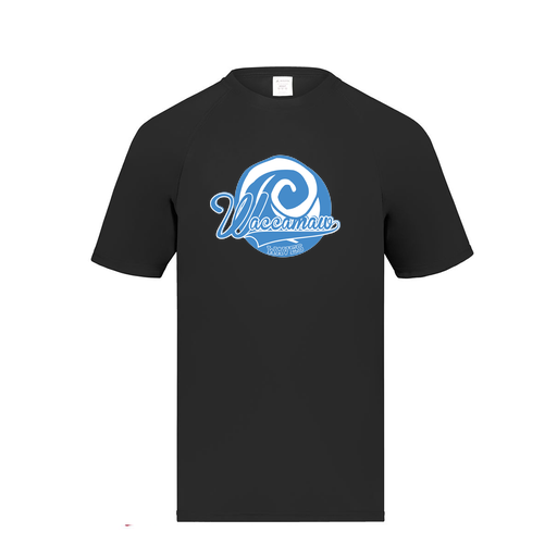 [2790.080.S-LOGO1] Men's Smooth Sport T-Shirt (Adult S, Black, Logo 1)