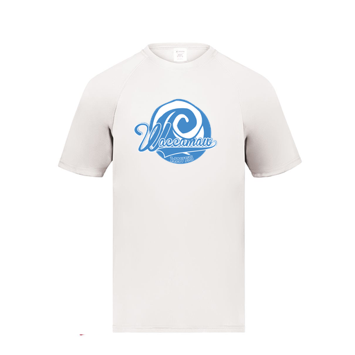 [2790.005.S-LOGO1] Men's Smooth Sport T-Shirt (Adult S, White, Logo 1)
