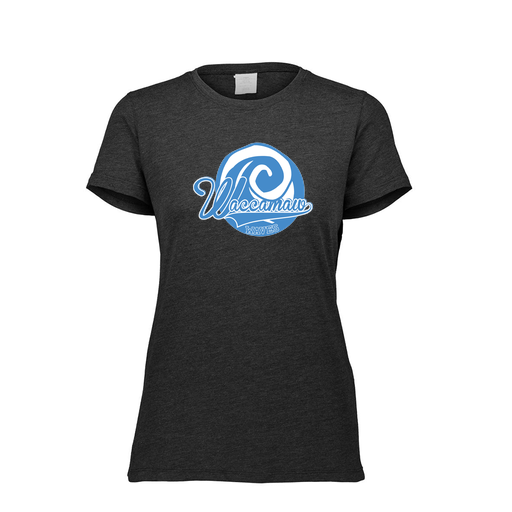 [FTSCUBBK-FAXS-LOGO1] Decker Women's Tri-Blend T-Shirt - Short Sleeve (Female Adult XS, Black, Logo 1)