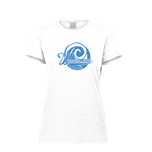 [FTSCUBWH-FAXS-LOGO1] Decker Women's Tri-Blend T-Shirt - Short Sleeve (Female Adult XS, White, Logo 1)