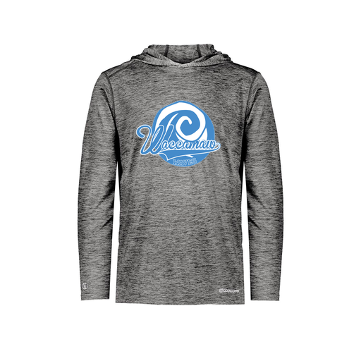 [FOLHCGBK-YS-LOGO1] Decker Youth Charge Hoodie (Youth S, Black, Logo 1)