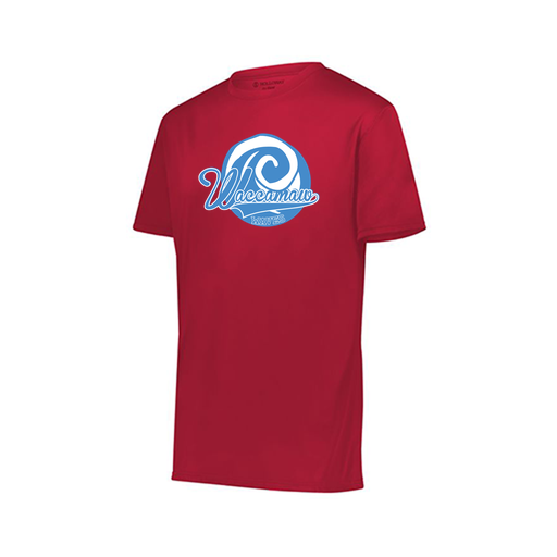 [222819.083.XXS-LOGO1] Youth Movement Dri Fit Shirt (Youth XXS, Red, Logo 1)